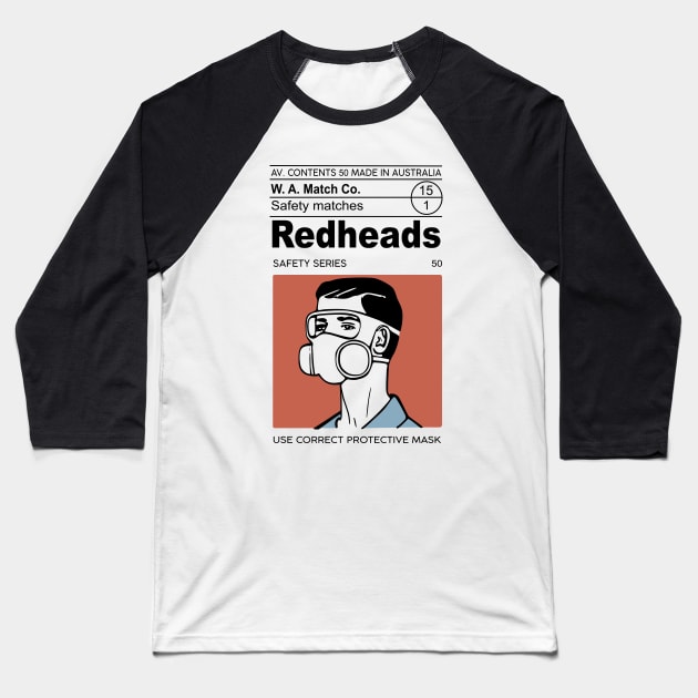 Redheads Baseball T-Shirt by MaxGraphic